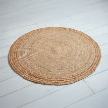 Alfombra redonda ÿ150 cm en yute - Joy