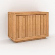 Mueble de baño de madera de teca 110 cm - Pernelle