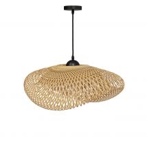 Suspension en bambou naturel D60 cm - Anya