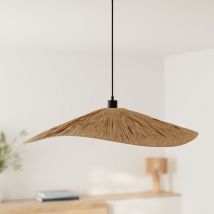 Lámpara de techo de rafia 75 cm - Stellaire