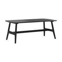 Mesa de centro de madera negra de 120 cm - Suly