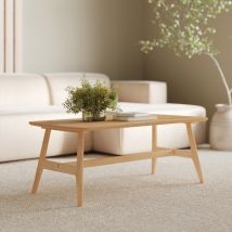 Mesa de centro de 120 cm en madera clara - Suly