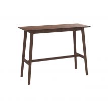 Mesa de bar rectangular en madera oscura, 4 personas - Buvette