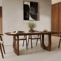 Mesa rectangular en madera de mango maciza 6 plazas - Maya