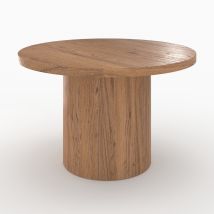 Table ronde en bois d'orme 4 personnes - Gaston - Rendez-Vous Déco