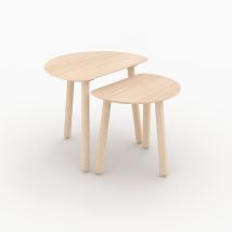 Mesas nido de madera de fresno - Montaine - Montaine