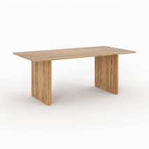 Mesa rectangular de madera de acacia para 8 personas - Andrea