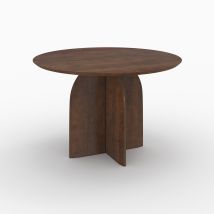 Table ronde en bois de manguier 4 places - Caïpi