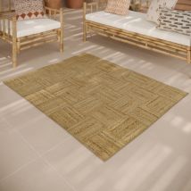 Alfombra de yute 120 x 150 cm - Kara