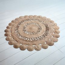 Alfombra redonda ÿ120 cm en yute - Margy