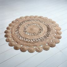 Alfombra redonda ÿ150 cm en yute - Margy