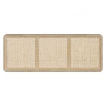 Tête de lit à suspendre en bois et cannage 160 cm - Khao