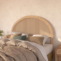 Tête de lit 140 cm en rotin et cannage - Madya