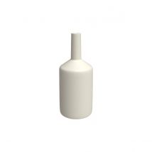 Vase blanc en terre cuite H47cm - Azeline