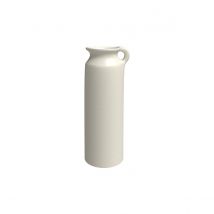 Vase blanc en terre cuite H39cm - Soizic