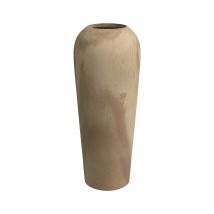 Jarrón decorativo en madera de suar H70 cm - Makkar