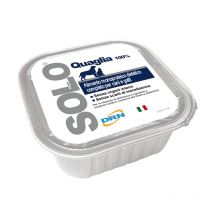 DRN Solo Quaglia Umido per Cani e Gatti - 100 g, Singola
