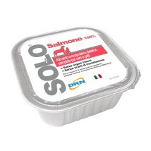 DRN Solo Salmone Umido per Cani e Gatti - 100 g, Singola