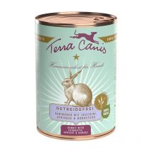 Terra Canis Grain Free Coniglio con Zucchine, Albicocca e Borragine - 400 g, 6 pezzi