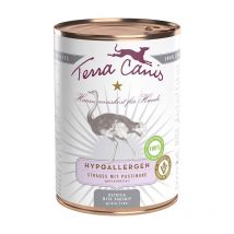 Terra Canis Hypoallergen Struzzo con Pastinaca - 400 g, 6 pezzi