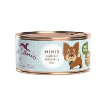 Terra Canis Mini Menu Agnello con Zucchine e Aneto 100gr - 100 g, 18 pezzi