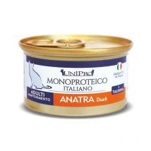 Unipro Monoproteico all' Anatra Umido per Gatti 85gr - 85 g, 12 pezzi