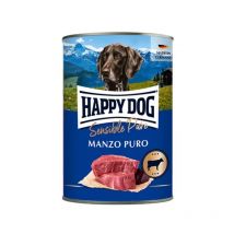 Happy Dog Monoproteico Manzo Puro per Cani - 800 g, 6 pezzi