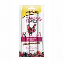 GimCat Duo Sticks Pollo e Aroma di Frutti di Bosco - 15 g