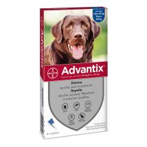 Elanco Advantix Spot-On Oltre 25Kg per Cani - 4 Pipette