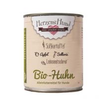 Herzens Hund Pollo Biologico con Verdure Bio Umido per Cani - 800 g