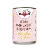 Herzens Hund Cocktail di Frutta Bio Umido per Cani - 400 g