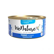 WeNature Tonno in Tranci in Acqua Umido per Gatti - 85 g, 12 pezzi
