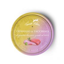Terra Felis Coniglio e Tacchino Adult Umido per Gatti - 80 g, 6 pezzi