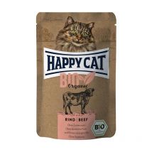 Happy Cat Bio Manzo Adult Umido per Gatti - 85 g, 6 pezzi