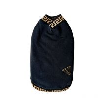 My Dog Felpa Greca Nero Oro - 39 cm