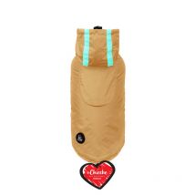 I Love My Dog Summer Rainjacket Warm Sand Beige - S-M