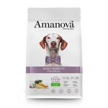 Amanova Adult Mobility Pesce Bianco per Cani - 10 Kg, Singola