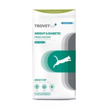 Trovet+ Weight &amp; Diabetic Pollo Fresco per Gatti - 1.2 Kg