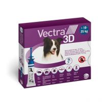 Vectra 3D Antiparassitario Cane 10 -25kg - 3 Pipette