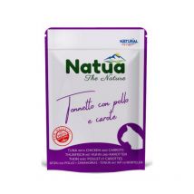 Natua Buste Tonnetto e Carote per Gatti - 70 g, 12 pezzi