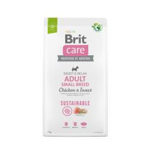 Brit Care Sustainable Adult Small Pollo e Insetti Per Cani - 7 Kg