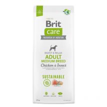 Brit Care Sustainable Adult Medium Pollo e Insetti Per Cani - 12 Kg