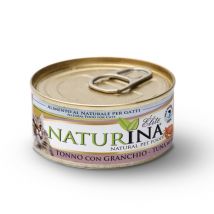 Naturina Elite Tonno con Granchio per Gatti - 70 g, 6 pezzi