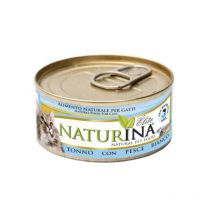 Naturina Elite Tonno con Pesce Bianco per Gatti - 70 g, 12 pezzi