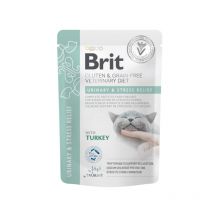 Brit Veterinary Diet Urinary &amp; Stress Relief Umido per Gatti - 85 g