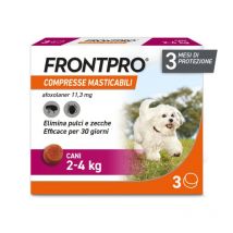 FrontPro Antiparassitario Cane 2-4kg - 3 Compresse