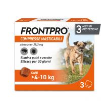 FrontPro Antiparassitario Cane 4-10kg - 3 Compresse