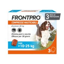 FrontPro Antiparassitario Cane 10-25kg - 3 Compresse