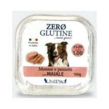 Unipro Zero Glutine al Maiale per Cani - 150 g, 12 pezzi