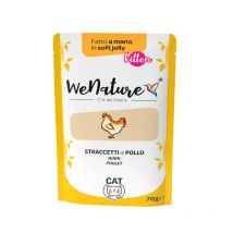 WeNature Kitten Straccetti di Pollo Soft Jelly in Busta per Gattini - 70 g, Singola